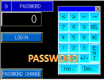 HMI PLC Mitsubihsi Password